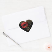 Elegant Red Glitter Lipcolor - Hartelijk dank Hart Sticker (Envelop)