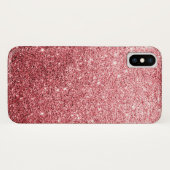 Elegant Red Glitter Luxury Case-Mate iPhone Case (Achterkant (horizontaal))