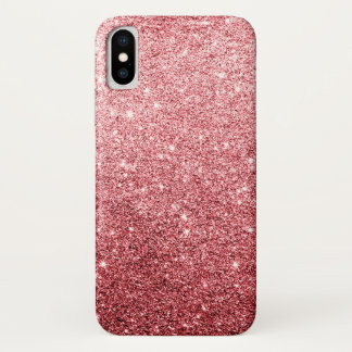 Elegant Red Glitter Luxury Case-Mate iPhone Case