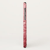 Elegant Red Glitter Luxury Case-Mate iPhone Case (Achterkant/links)