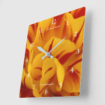 Elegant Red Gold Floral Monsella Tulip