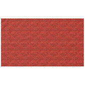 Elegant Red Gold Gingerbrood kerst Tafelkleed (Voorkant (Horizontaal))