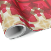 Elegant Red Gold Kerstmis Cadeaupapier (Rol Hoek)