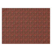 Elegant Red Gold Pattern kerst Tafelkleed (Voorkant (Horizontaal))