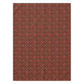 Elegant Red Gold Pattern kerst Tafelkleed (Voorkant)