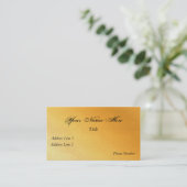 Elegant Red Gold Visitekaartje (Staand voorkant)