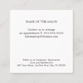 Elegant Red Golden White Stars Holiday Coupon (Achterkant)