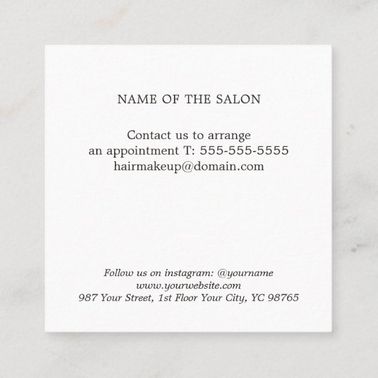 Elegant Red Golden White Stars Holiday Coupon (Achterkant)