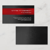 Elegant Red Gray Modern indrukwekkende trendy Visitekaartje (Voorkant / Achterkant)