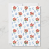 Elegant Red Green Blue Merry kerstAfbeelding Feestdagenkaart (Achterkant)