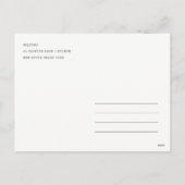 Elegant Red Green White Peace-kerstval Feestdagenkaart (Achterkant)