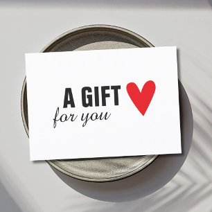 Elegant Red Heart Beauty Cadeaubon Kortingskaartje