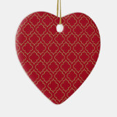 Elegant Red Heart Ornament (Rechts)
