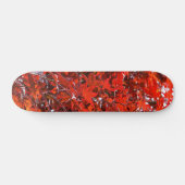 Elegant Red Japanner Leaves Persoonlijk Skateboard (Horizontaal)