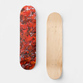 Elegant Red Japanner Leaves Persoonlijk Skateboard (Voorkant)