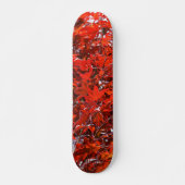 Elegant Red Japanner Leaves Persoonlijk Skateboard (Voorkant)