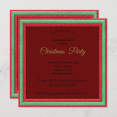 Elegant red Kerstmis lijst (Voorkant / Achterkant)