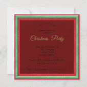 Elegant red Kerstmis lijst (Voorkant)