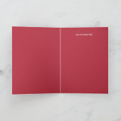 Elegant Red Marble Gold Glitter Happy Retirement Kaart (Binnen)