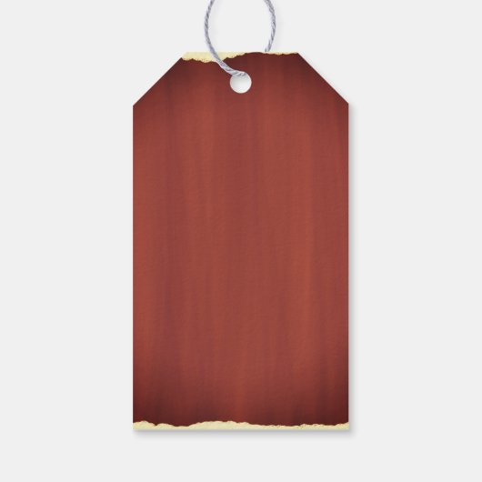 Elegant Red Masquerade zestiende verjaardag Cadeaulabel (Achterkant)