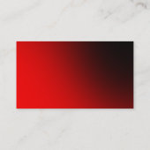 Elegant Red Modern indrukwekkende Trendy Visitekaartje (Achterkant)