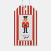 Elegant Red Old Money Cadeaulabel (Voorkant)