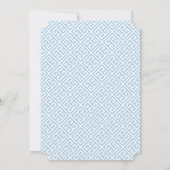 Elegant Red Poinsettia kerstbruiloft repetitie Kaart (Achterkant)