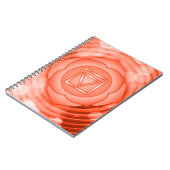 Elegant Red Root Chakra Chi Spiritueel Zen Notitieboek (Linkerzijde)