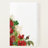 Elegant Red Rose Bouquet Wedding Planner (Achterkant)