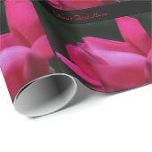 Elegant Red Rose Flower Cadeaupapier (Rol Hoek)