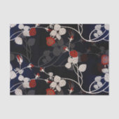 Elegant Red Rose Flower Tissuepapier (Voorkant)