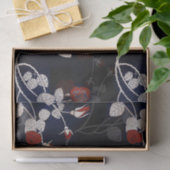 Elegant Red Rose Flower Tissuepapier (Geschenk)