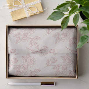  Elegant Red Rose Paper Chintz tissuepapier