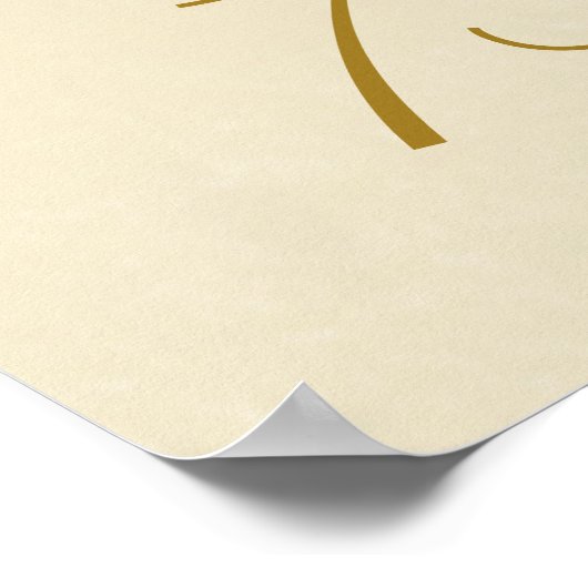 Elegant  Red Rose Tan 75th Any Age Birthday Poster (Hoek)