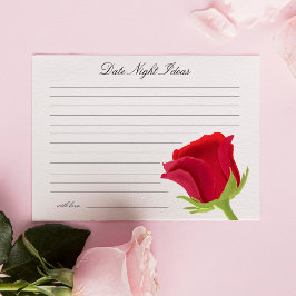 Elegant Red Rose Vrijgezellenfeest Datum Nacht Ide Informatiekaartje