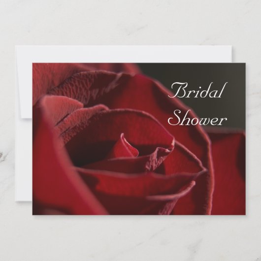 Elegant Red Rose Vrijgezellenfeest Kaart (Voorkant)