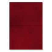 Elegant Red Rose Wedding DIY Fold Place Card Kaart (Achterkant)