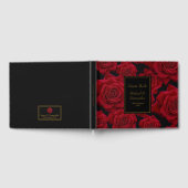 Elegant Red Rose - Wedding Gastenboek (Volledig)