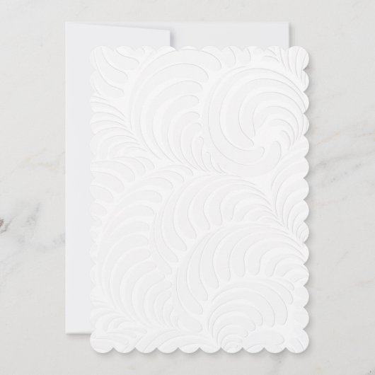 Elegant Red Rose Wedding Save the Date Kaart (Achterkant)