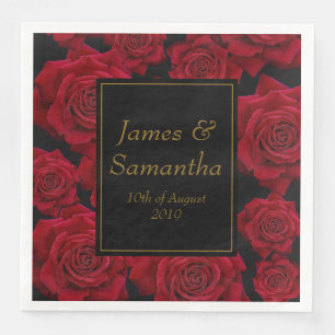 Elegant Red Rose - Wedding Servet