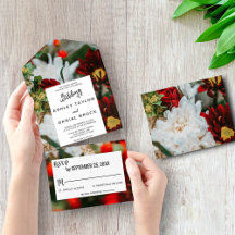 Elegant red roses bloesems floral Weddenschap