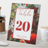 Elegant red roses bloesems floral Weddenschap Reclamebord Met Voetstuk (Insitu)