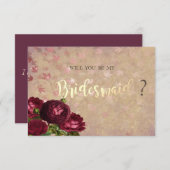 Elegant Red Roses die bladeren afwerpen Kaart (Voorkant / Achterkant)