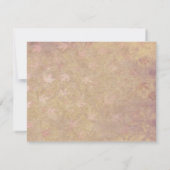 Elegant Red Roses die bladeren afwerpen Kaart (Achterkant)