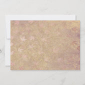 Elegant Red Roses die bladeren afwerpen Kaart (Achterkant)