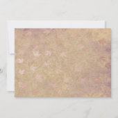 Elegant Red Roses die RSVP verliezen Kaart (Achterkant)