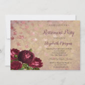 Elegant Red Roses die uit de pensioenregeling vall Kaart (Voorkant)