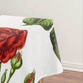 Elegant Red Roses Floral Flowers Patroon | Tafelkleed (Voorbeeld)