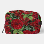 Elegant Red Roses Floral Pattern Makeup Bag Toilettasje (Achterkant)