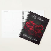Elegant Red Roses Planner (Display)
